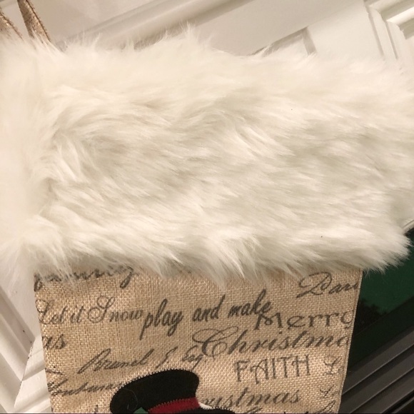 Snowman Christmas/Holiday Stocking - Picture 10 of 12